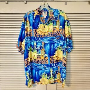 Kahala Hawaiian Piña Colada Aloha Shirt